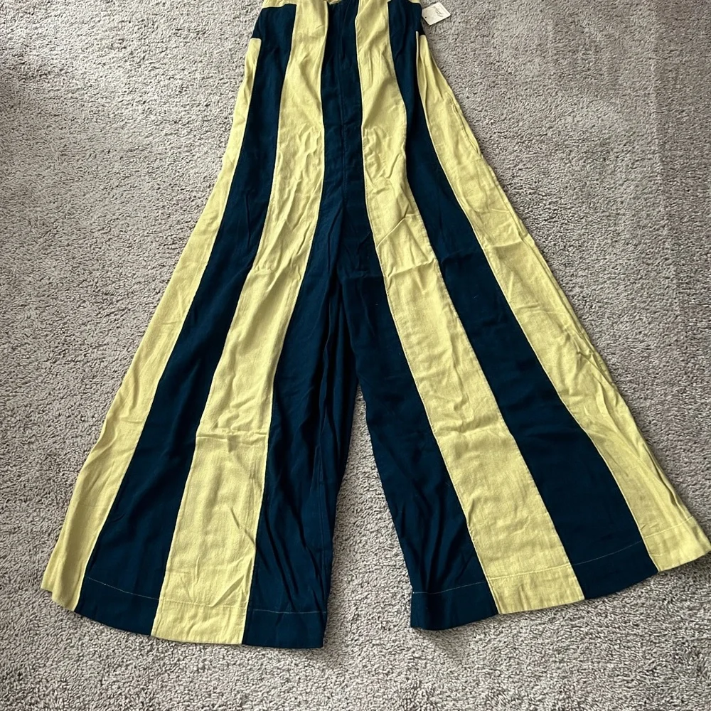 NWT Free People Eden Stripe Jumpsuit XS - Picture 2 of 8